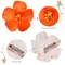 9Pcs Hawaiian Flower Hair Clips Set - Vibrant Hibiscus Flower Hair Accessories for Women